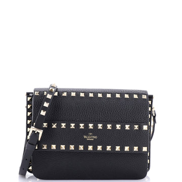 Valentino Garavani Rockstud Front Handle Flap Bag Leather Small
