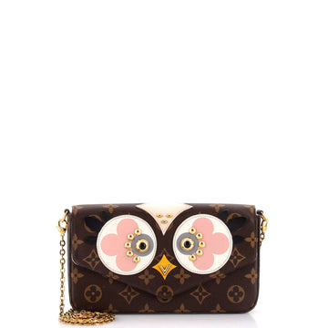 Louis Vuitton Felicie Pochette Limited Edition Lovely Birds Monogram Canvas