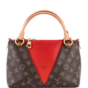 V Tote Monogram Canvas and Leather BB