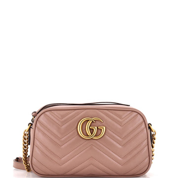 Gucci GG Marmont Shoulder Bag Matelasse Leather Small