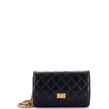 Chanel Reissue 2.55 Wallet on Chain Quilted Aged Calfskin Small
