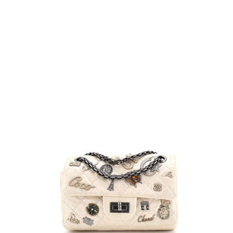 Chanel Lucky Charms Reissue 2.55 Flap Bag Quilted Aged Calfskin 224