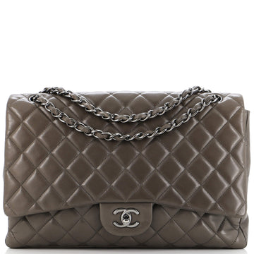 Chanel Classic Single Flap Bag Quilted Lambskin Maxi