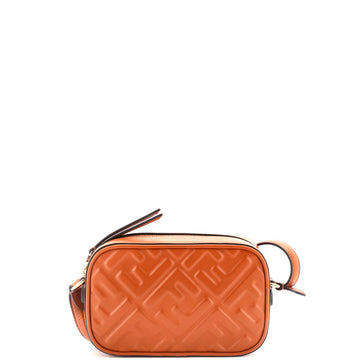 Fendi Camera Bag Zucca Embossed Leather Small