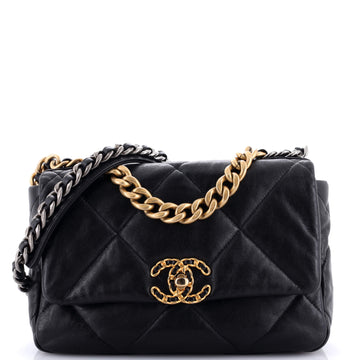 Chanel 19 Flap Bag Quilted Leather Medium