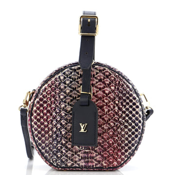 Louis Vuitton Petite Boite Chapeau Bag Leather and Python