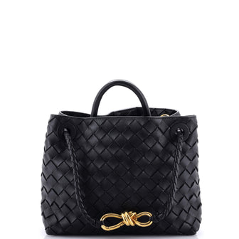 Bottega Veneta Andiamo Top Handle Bag Intrecciato Nappa Small