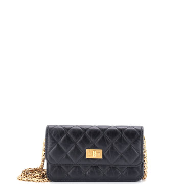 Chanel Reissue 2.55 Flap Phone Holder with Chain Quilted Aged Calfskin