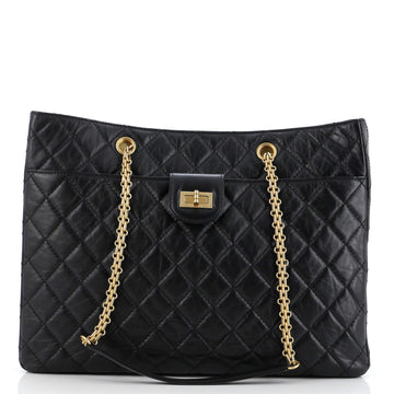 Chanel Front Pocket Reissue 2.55 Tote Quilted Aged Calfskin