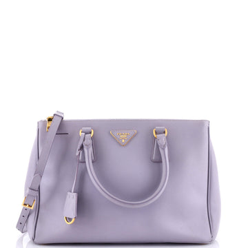 Prada Double Zip Lux Tote Saffiano Leather Medium