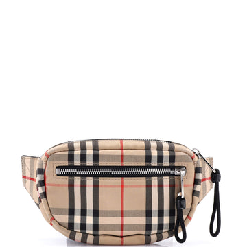 Burberry Cannon Bum Bag Vintage Check Canvas Small
