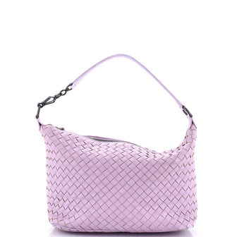 Bottega Veneta Zip Hobo Intrecciato Nappa Small