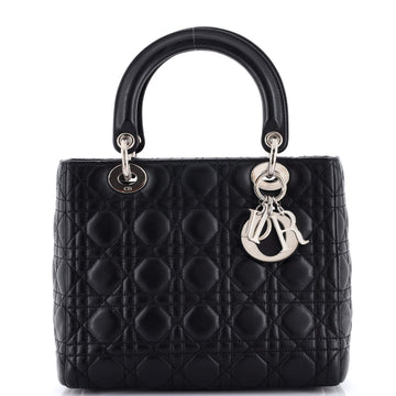 Christian Dior Lady Dior Bag Cannage Quilt Lambskin Medium