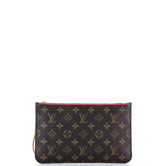 Louis Vuitton Neverfull Pochette Monogram Canvas Large