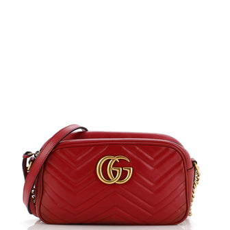 Gucci GG Marmont Shoulder Bag Matelasse Leather Small