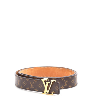 Louis Vuitton LV Initiales Belt Monogram Canvas Thin