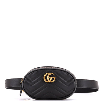 Gucci GG Marmont Belt Bag Matelasse Leather