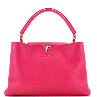 Louis Vuitton Capucines Bag Leather MM