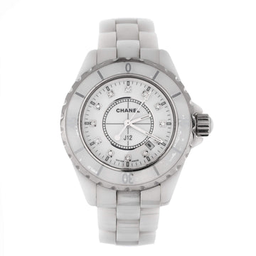 Chanel J12 Automatic Watch Ceramic and Stainless Steel with Diamond Markers 33