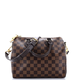 Louis Vuitton Speedy Bandouliere Bag Damier 25