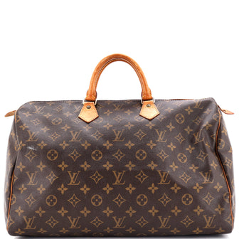 Louis Vuitton Speedy Handbag Monogram Canvas 40