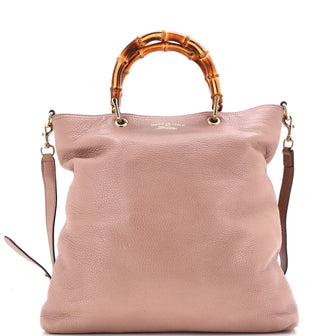 Gucci Bamboo Shopper Tote Leather Tall
