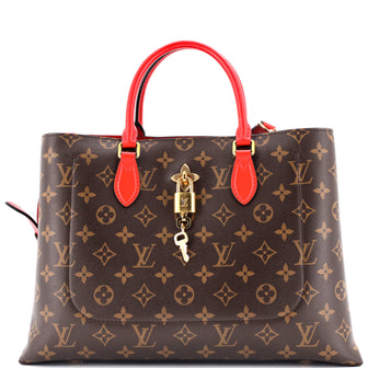 Louis Vuitton Flower Tote Monogram Canvas with Leather