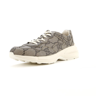 Gucci Rhyton Sneakers Jumbo GG Coated Canvas