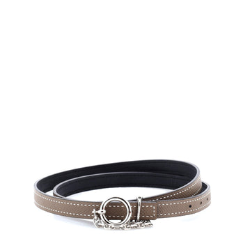 Hermes Carrousel Reversible Belt Leather Thin