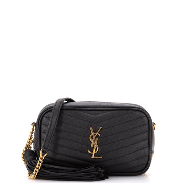 Saint Laurent Lou Camera Bag Matelasse Chevron Leather Mini