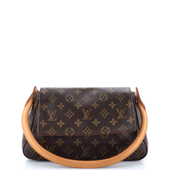 Louis Vuitton Looping Handbag Monogram Canvas Mini