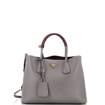Prada Cuir Double Tote Saffiano Leather Medium