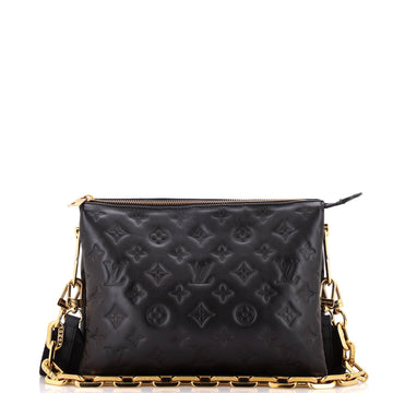 Louis Vuitton Coussin Bag Monogram Embossed Lambskin PM