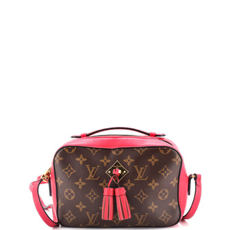 Louis Vuitton Saintonge Handbag Monogram Canvas with Leather