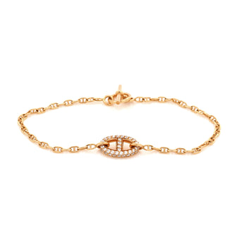 Hermes New Farandole Bracelet 18K Rose Gold with Diamonds