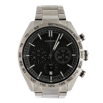 Tag Heuer Carrera Calibre Heuer 02 Chronograph Automatic Watch Stainless Steel 44