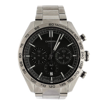 Tag Heuer Carrera Calibre Heuer 02 Chronograph Automatic Watch Stainless Steel 44