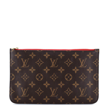 Louis Vuitton Neverfull Pochette Monogram Canvas Large