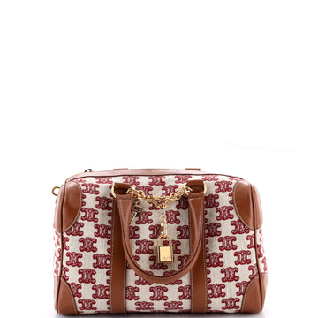 Celine Boston Bag	 Triomphe Canvas Small