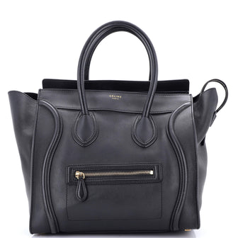 Celine Luggage Bag Smooth Leather Mini