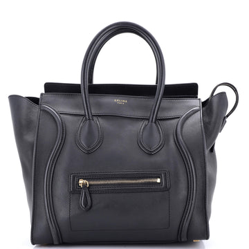 Celine Luggage Bag Smooth Leather Mini