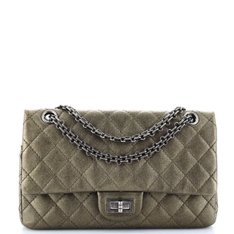 Chanel Reissue 2.55 Flap Bag Quilted Metallic Calfskin 225