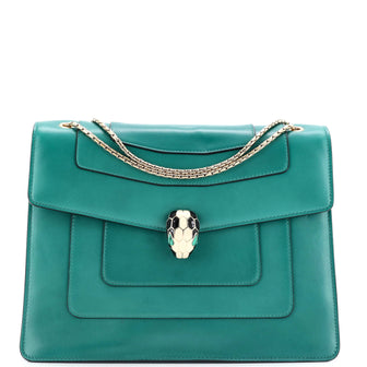 Bvlgari Serpenti Forever Shoulder Bag Leather Medium