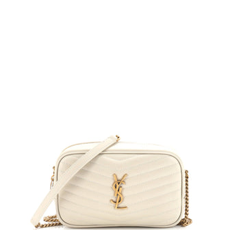 Saint Laurent Lou Camera Bag Matelasse Chevron Leather Mini