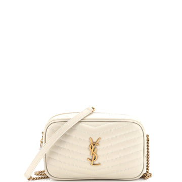 Saint Laurent Lou Camera Bag Matelasse Chevron Leather Mini