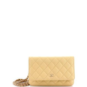 Chanel Wallet on Chain Quilted Caviar