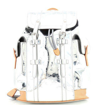 Louis Vuitton Christopher Backpack Monogram Mirror Coated Canvas MM