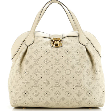 Louis Vuitton Cirrus Handbag Mahina Leather MM