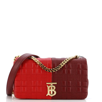 Burberry Lola Shoulder Bag Quilted Lambskin Small