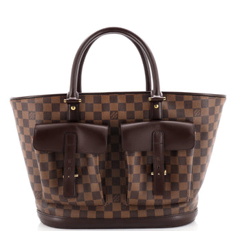 Louis Vuitton Manosque Handbag Damier GM